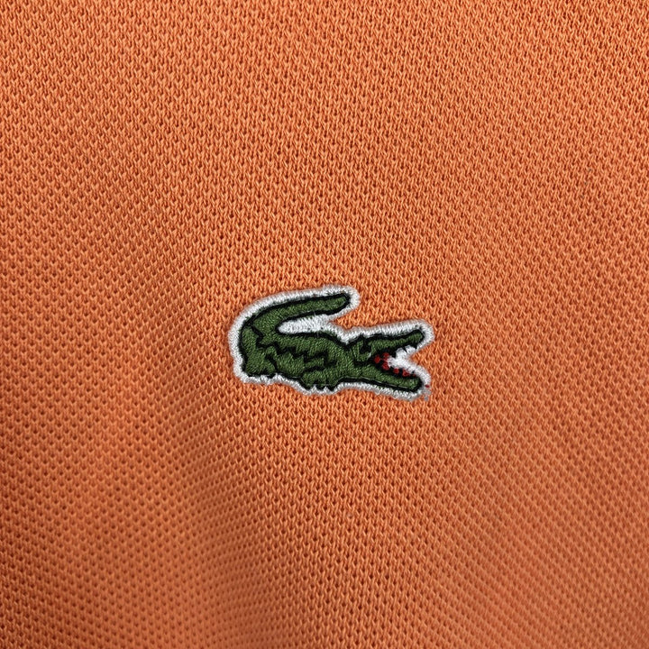 Lacoste LACOSTE French design short sleeve polo shirt No. 7 Men's XXL equivalent cotton orange type Vintage Second Hand