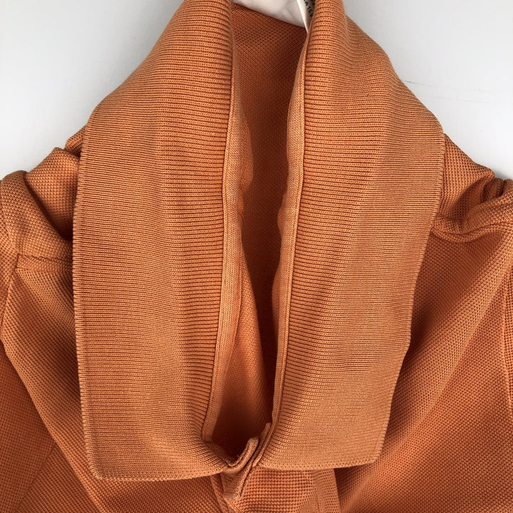 Lacoste LACOSTE French design short sleeve polo shirt No. 7 Men's XXL equivalent cotton orange type Vintage Second Hand