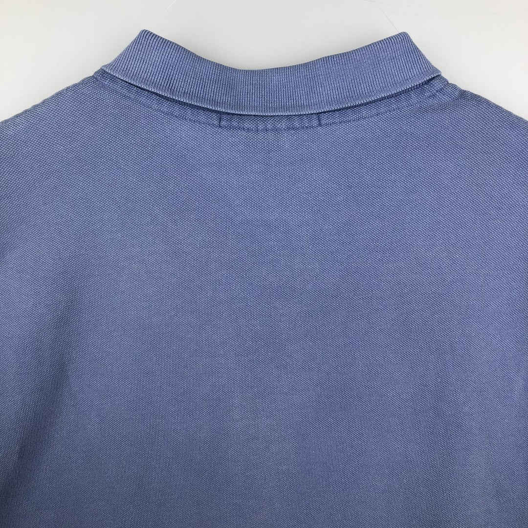 Ralph Lauren POLO by Ralph Lauren short sleeve polo shirt, men's XL size cotton Blue type light blue Vintage Second Hand