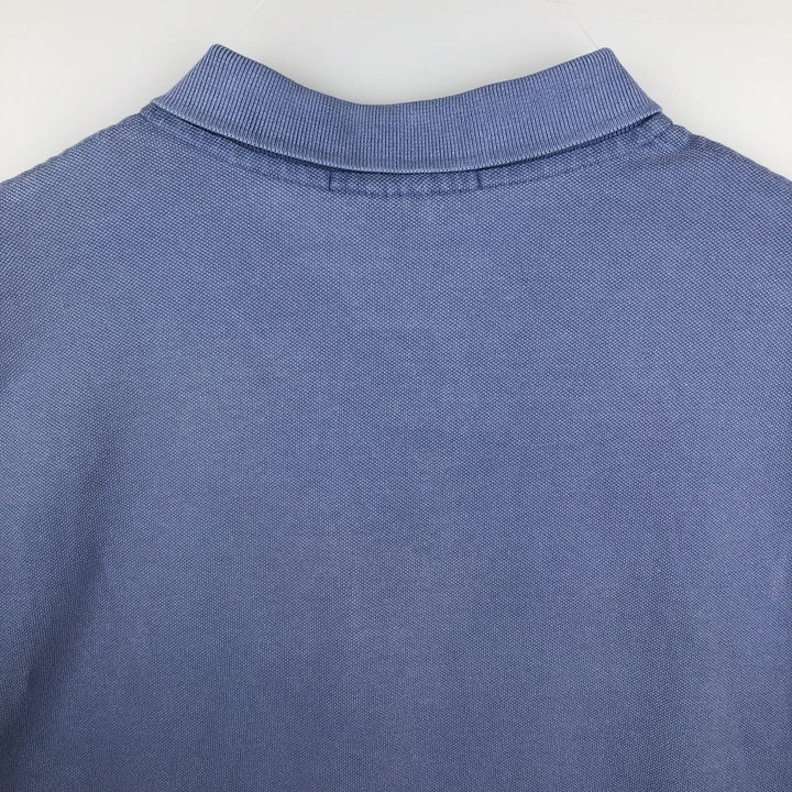 Ralph Lauren POLO by Ralph Lauren short sleeve polo shirt, men's XL size cotton Blue type light blue Vintage Second Hand