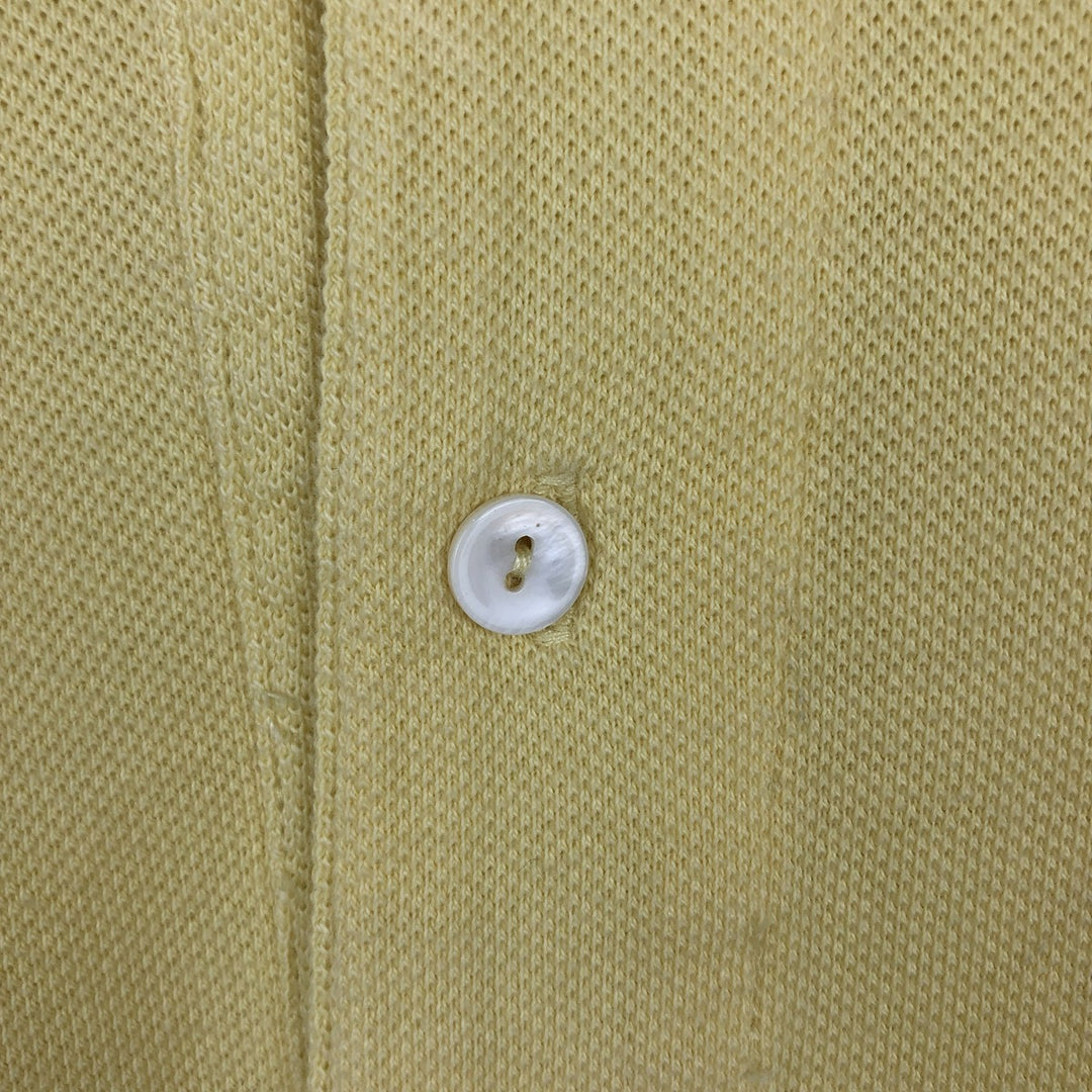 Lacoste LACOSTE French design short sleeve polo shirt size 8, men's XXL equivalent cotton yellow type Vintage Second Hand