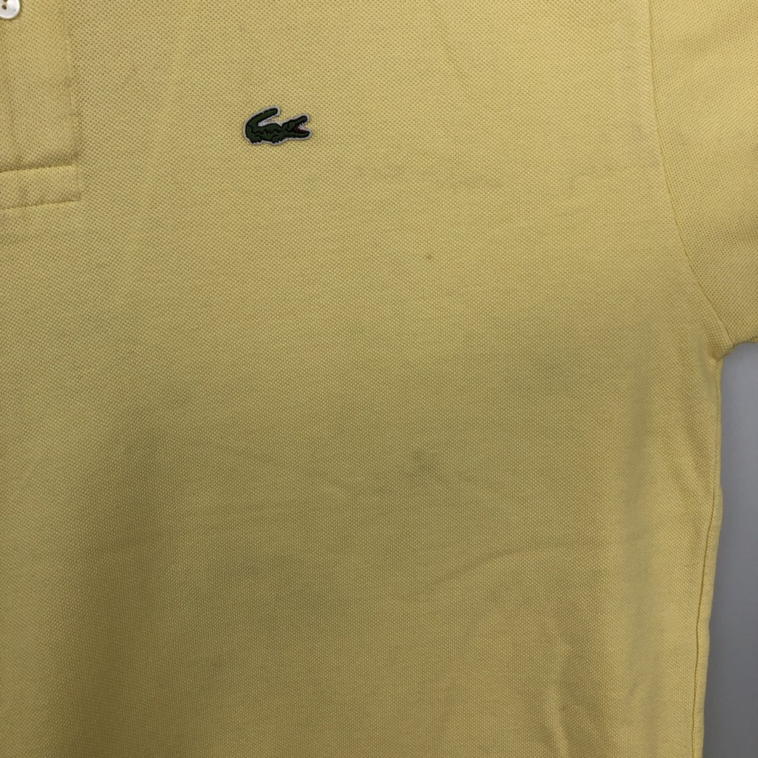 Lacoste LACOSTE French design short sleeve polo shirt size 8, men's XXL equivalent cotton yellow type Vintage Second Hand