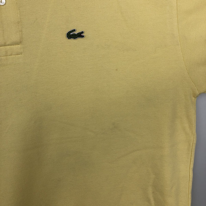 Lacoste LACOSTE French design short sleeve polo shirt size 8, men's XXL equivalent cotton yellow type Vintage Second Hand