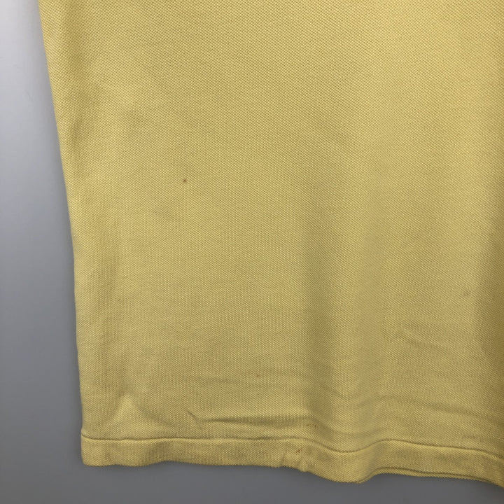 Lacoste LACOSTE French design short sleeve polo shirt size 8, men's XXL equivalent cotton yellow type Vintage Second Hand