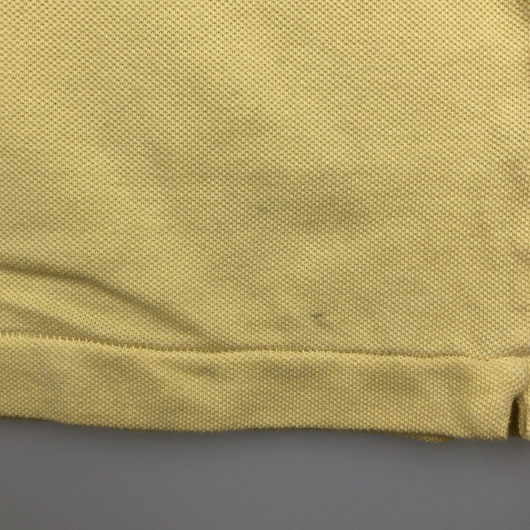 Lacoste LACOSTE French design short sleeve polo shirt size 8, men's XXL equivalent cotton yellow type Vintage Second Hand