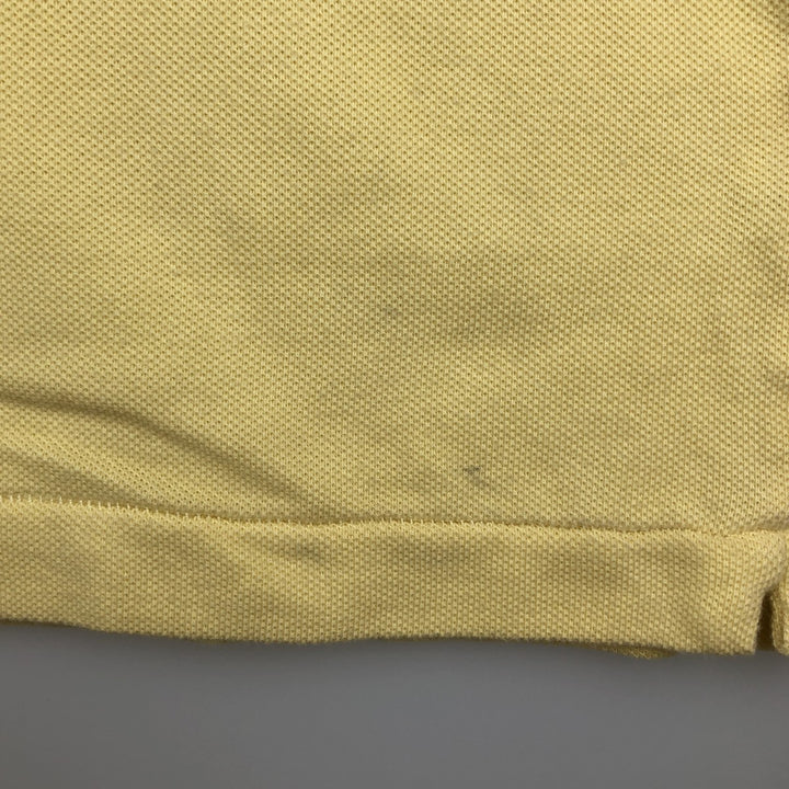 Lacoste LACOSTE French design short sleeve polo shirt size 8, men's XXL equivalent cotton yellow type Vintage Second Hand