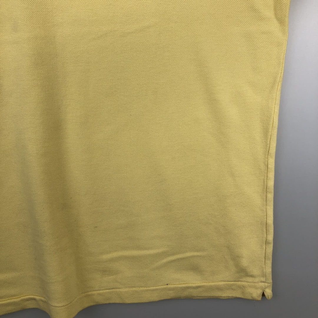 Lacoste LACOSTE French design short sleeve polo shirt size 8, men's XXL equivalent cotton yellow type Vintage Second Hand