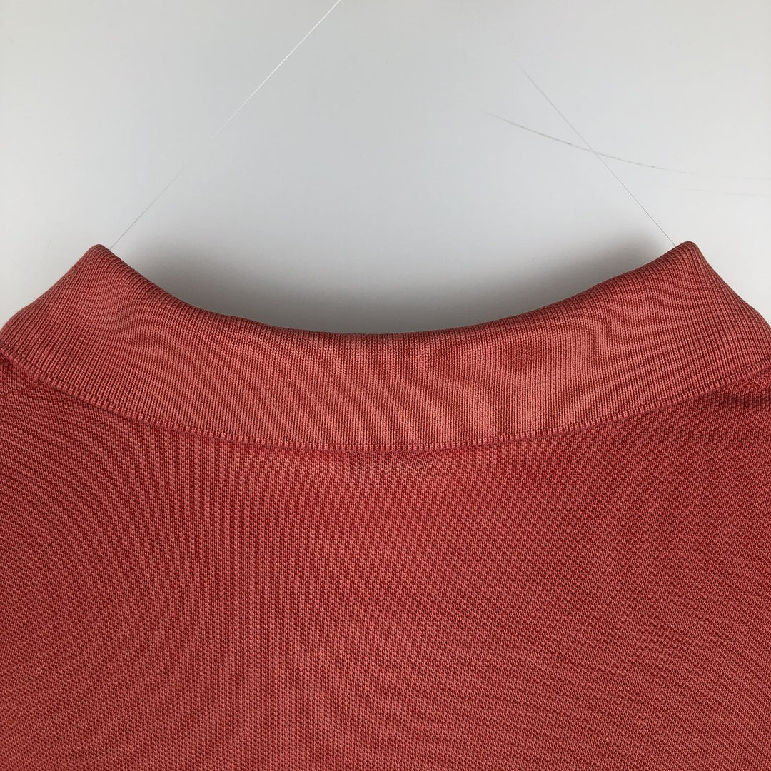 Ralph Lauren POLO by Ralph Lauren short sleeve polo shirt, men's XL size cotton coral Vintage Second Hand