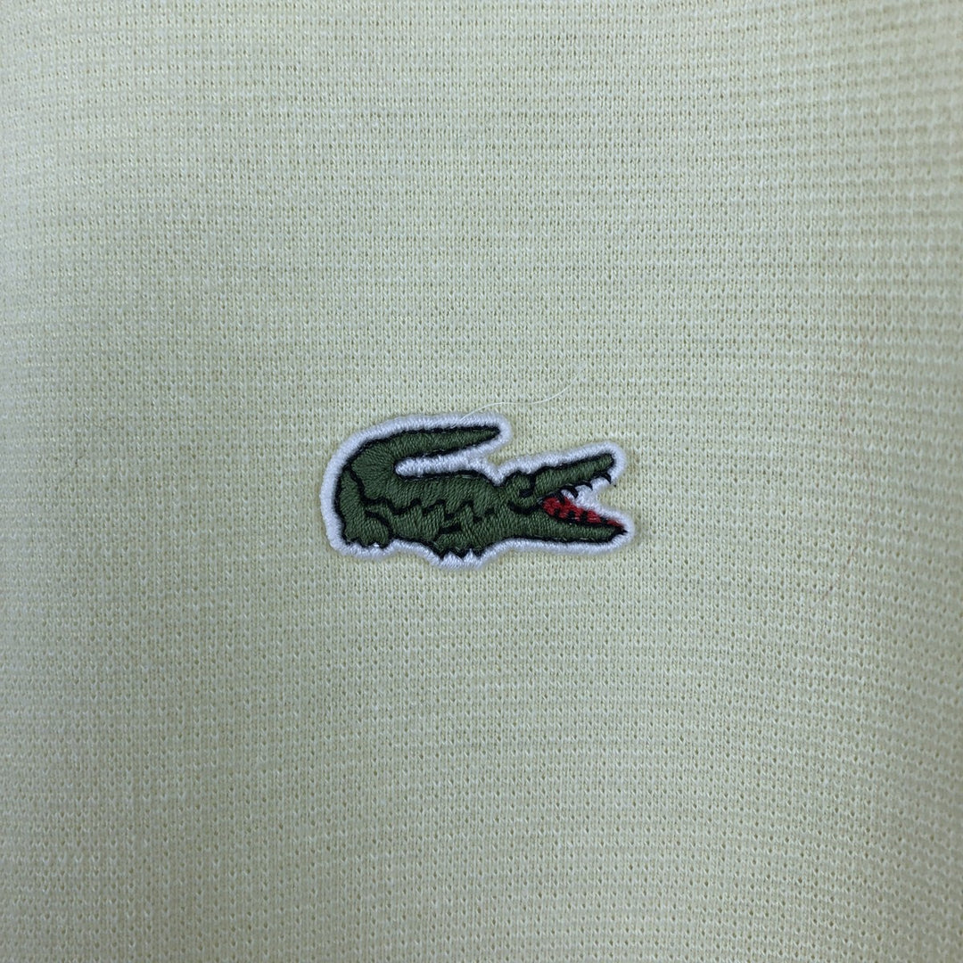 Lacoste Sport Short-Sleeve Polo Shirt, Size 6 (Men's XL equivalent) cotton yellow type Vintage Second Hand