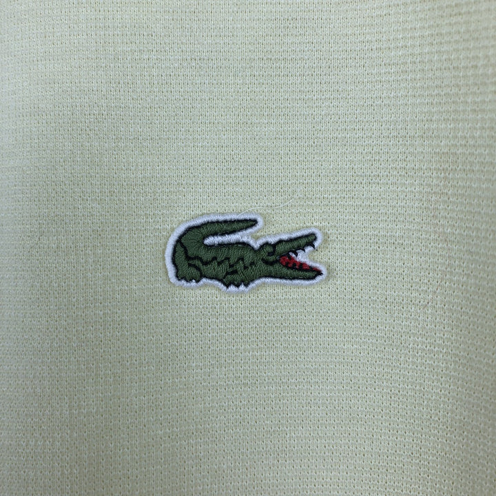 Lacoste Sport Short-Sleeve Polo Shirt, Size 6 (Men's XL equivalent) cotton yellow type Vintage Second Hand