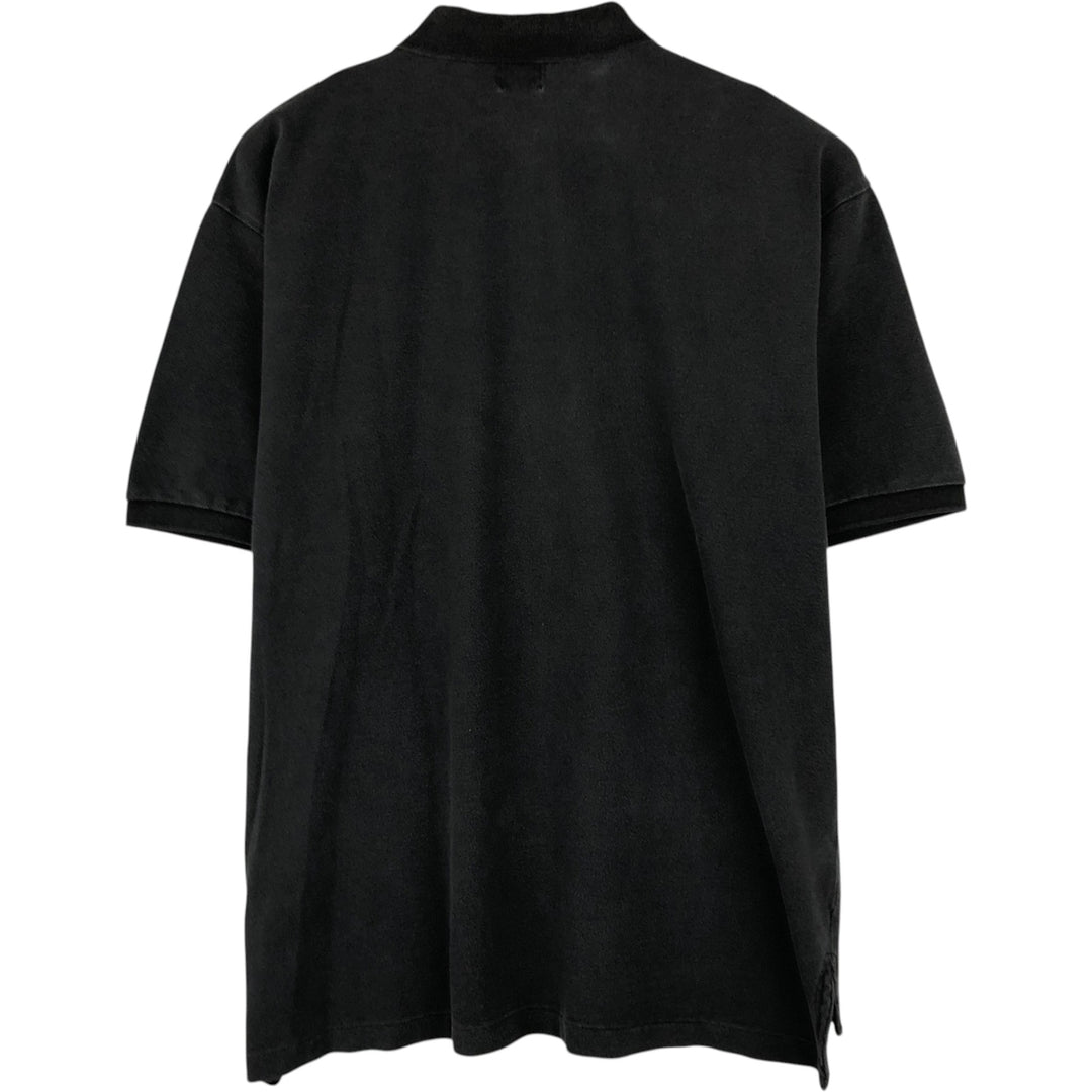 90'S GAP Old Gap Short-Sleeve Polo Shirt, Men's Size XL (Equivalent), Vintage cotton black type Vintage Second Hand