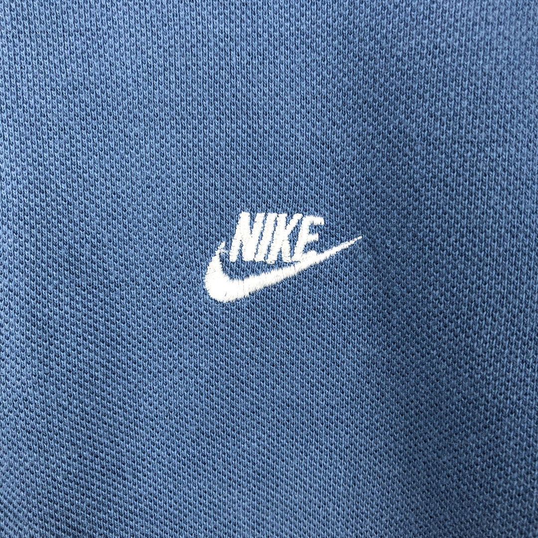 1980'S Nike Short-Sleeve Polo Shirt, Men's Size M (approx.), Vintage unclear Blue type light blue Vintage Second Hand