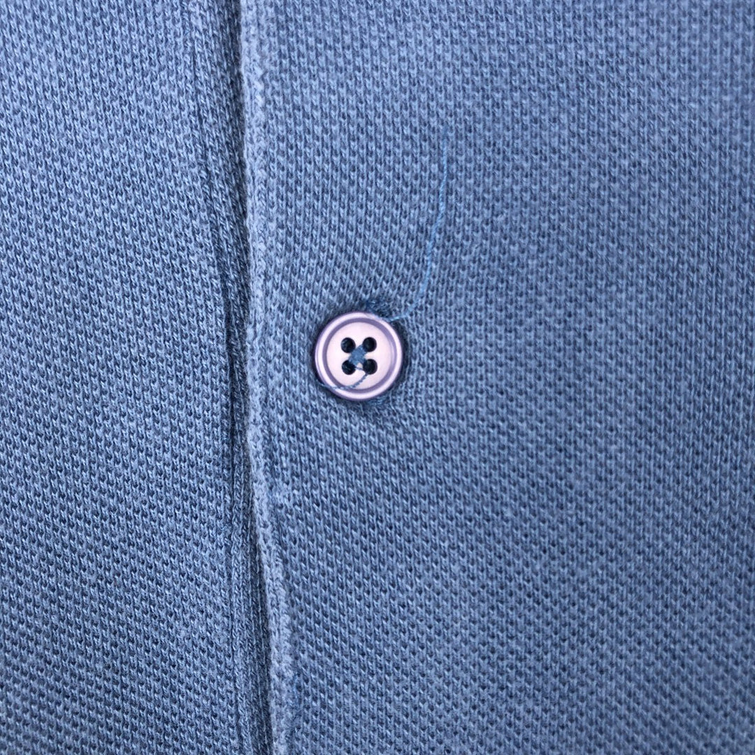 1980'S Nike Short-Sleeve Polo Shirt, Men's Size M (approx.), Vintage unclear Blue type light blue Vintage Second Hand