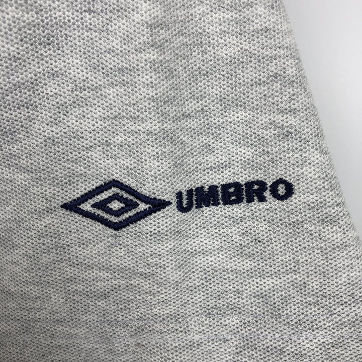90'S Umbro Short-Sleeve Polo Shirt, Men's Size L (Equivalent), Vintage unclear gray type Vintage Second Hand