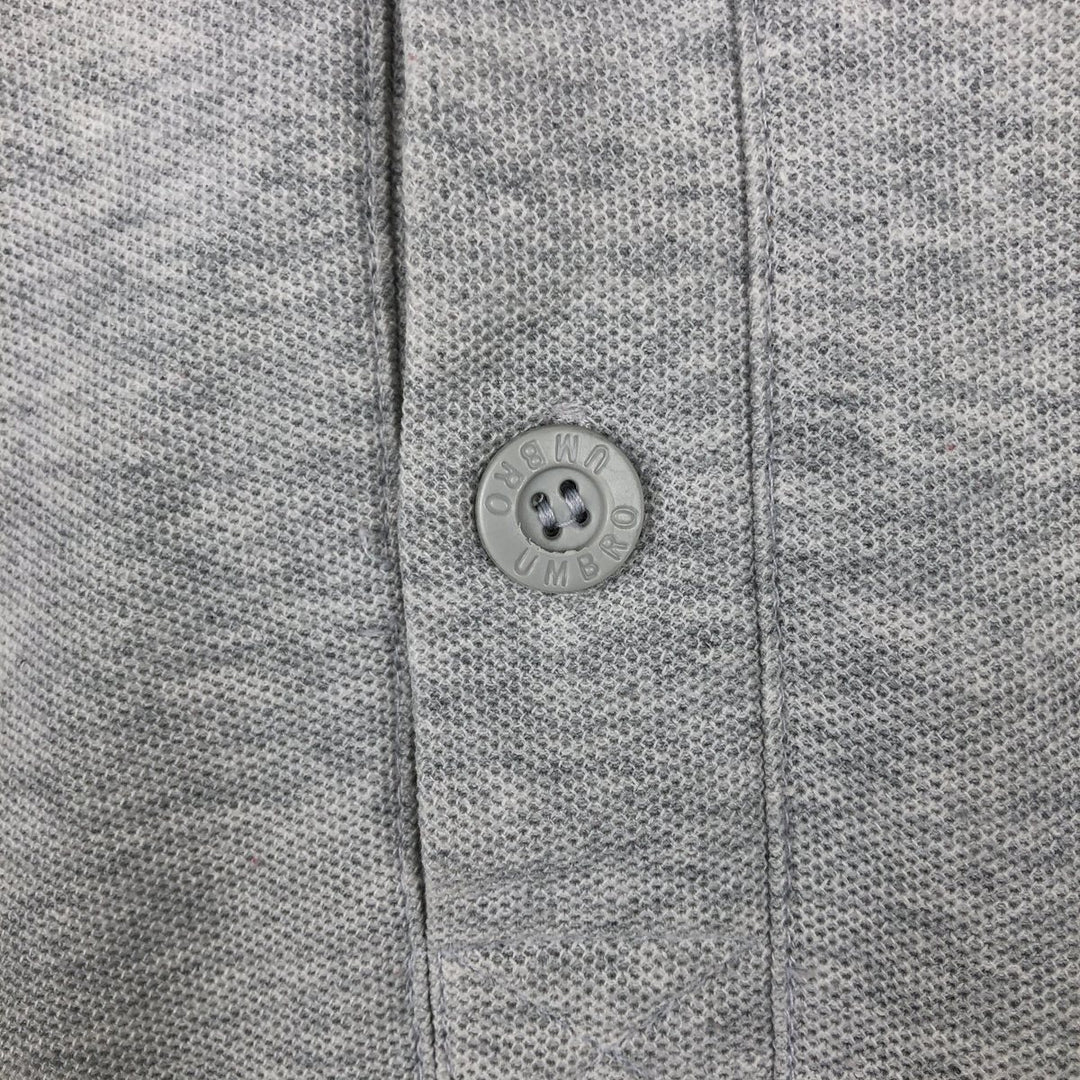 90'S Umbro Short-Sleeve Polo Shirt, Men's Size L (Equivalent), Vintage unclear gray type Vintage Second Hand