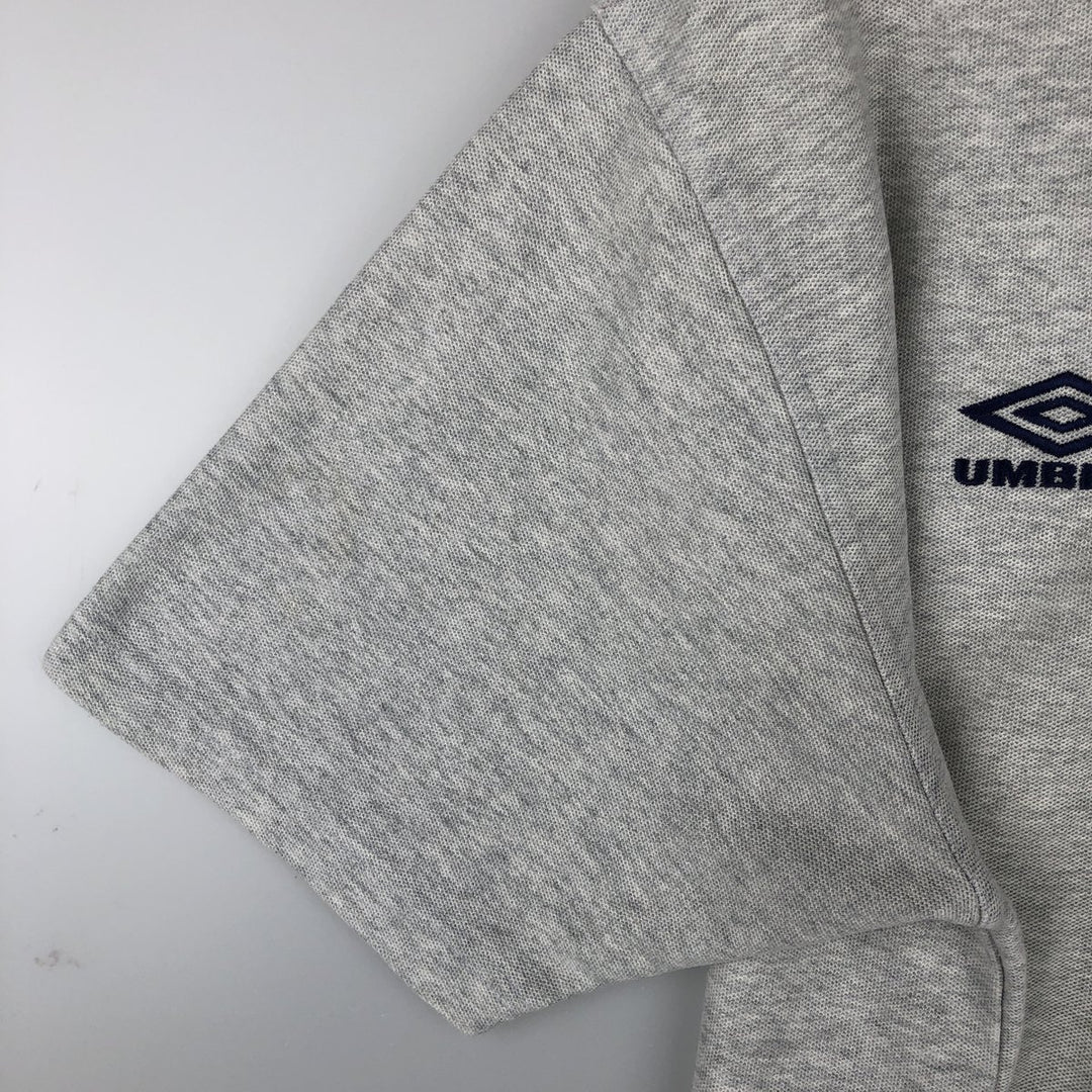 90'S Umbro Short-Sleeve Polo Shirt, Men's Size L (Equivalent), Vintage unclear gray type Vintage Second Hand