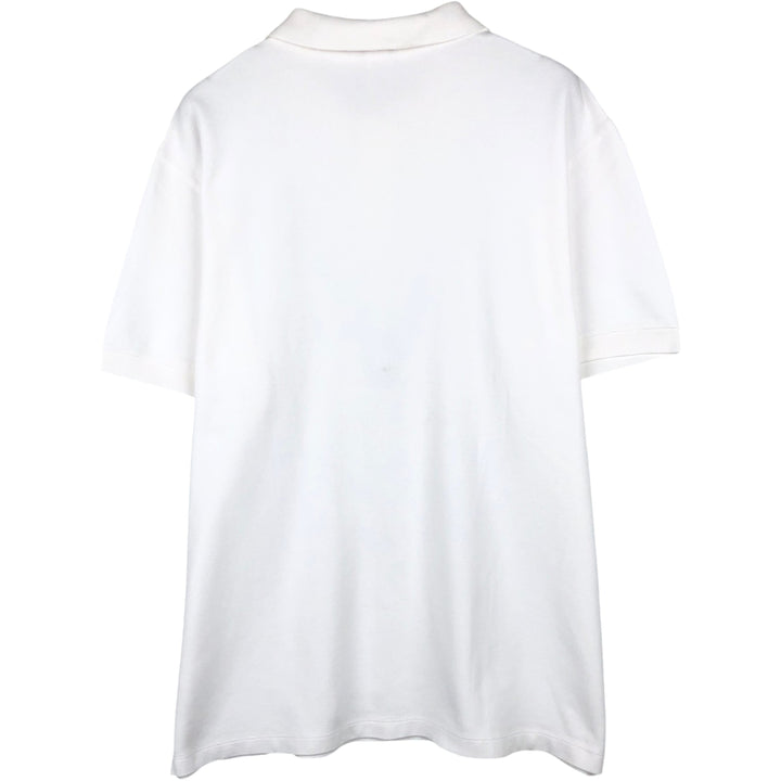 Patagonia Organic Cotton Short-Sleeve Polo Shirt, Men's Size XL (approx.) cotton white type Vintage Second Hand