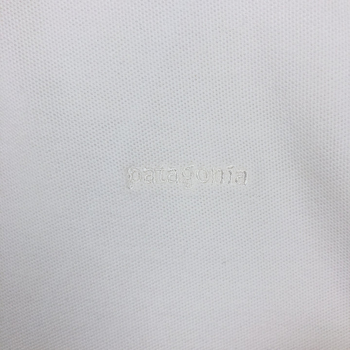 Patagonia Organic Cotton Short-Sleeve Polo Shirt, Men's Size XL (approx.) cotton white type Vintage Second Hand
