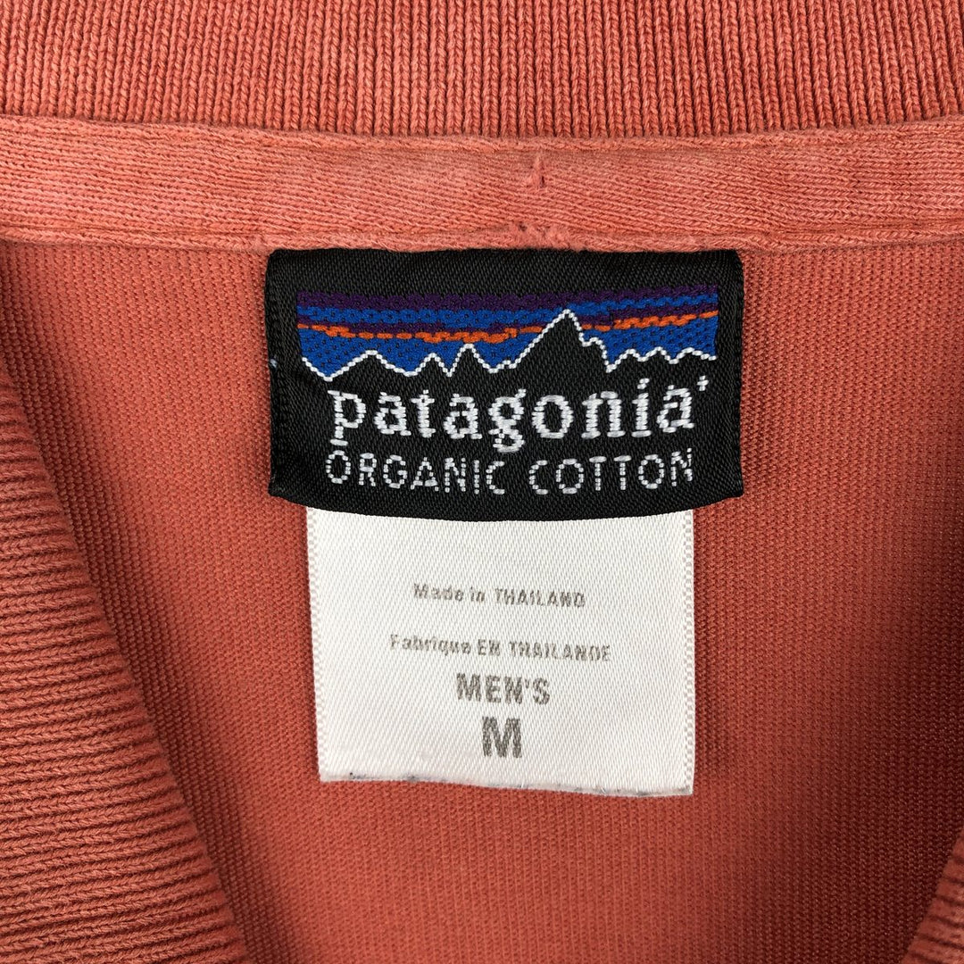 Patagonia Organic Cotton Short-Sleeve Polo Shirt (Men's Size M) cotton red type Vintage Second Hand