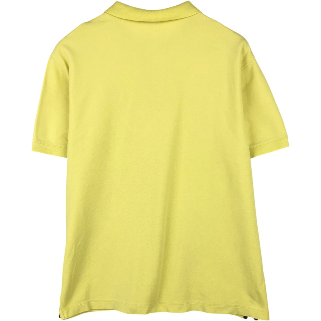 Patagonia Organic Cotton Short-Sleeve Polo Shirt, Men's Size XL (approx.) cotton yellow type Vintage Second Hand