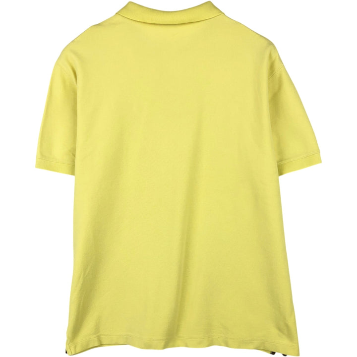 Patagonia Organic Cotton Short-Sleeve Polo Shirt, Men's Size XL (approx.) cotton yellow type Vintage Second Hand