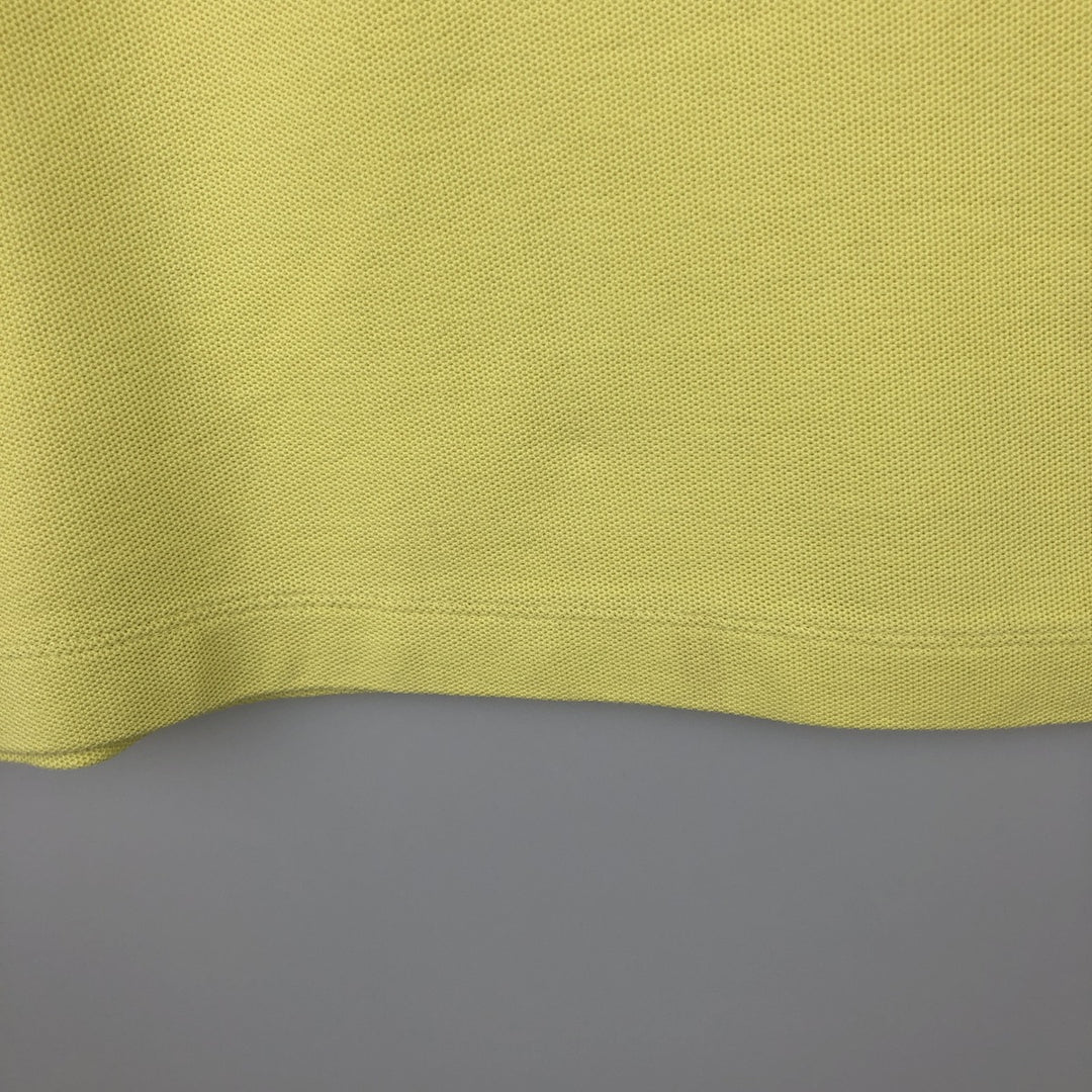 Patagonia Organic Cotton Short-Sleeve Polo Shirt, Men's Size XL (approx.) cotton yellow type Vintage Second Hand