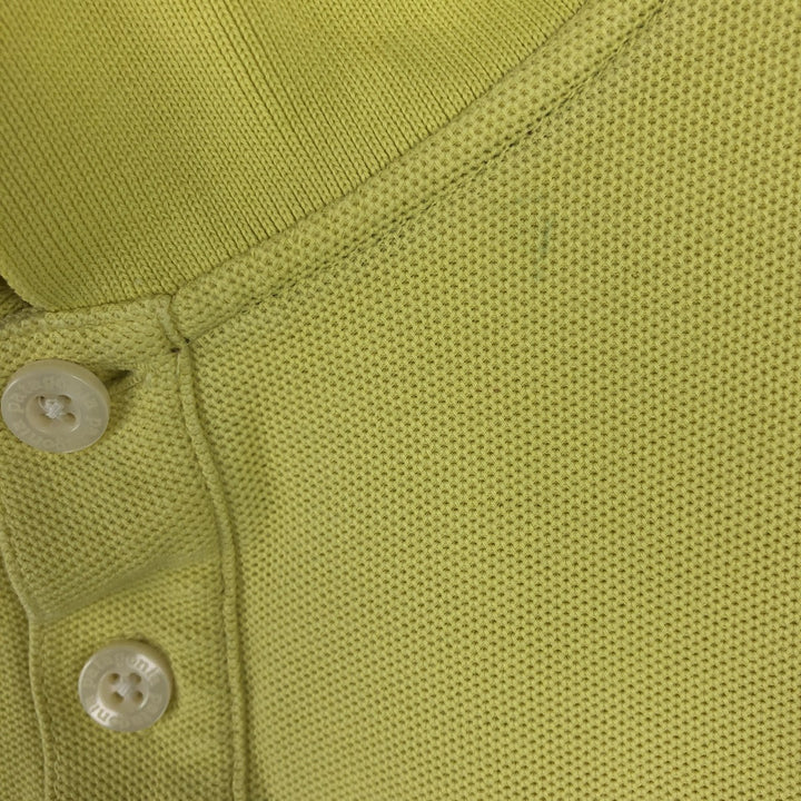 Patagonia Organic Cotton Short-Sleeve Polo Shirt, Men's Size XL (approx.) cotton yellow type Vintage Second Hand