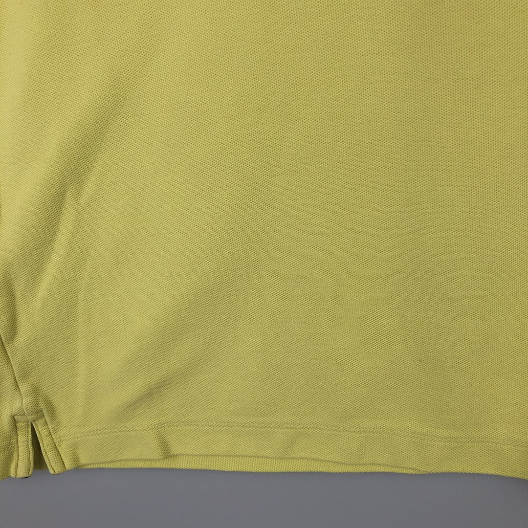 Patagonia Organic Cotton Short-Sleeve Polo Shirt, Men's Size XL (approx.) cotton yellow type Vintage Second Hand