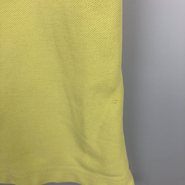 Patagonia Organic Cotton Short-Sleeve Polo Shirt, Men's Size XL (approx.) cotton yellow type Vintage Second Hand