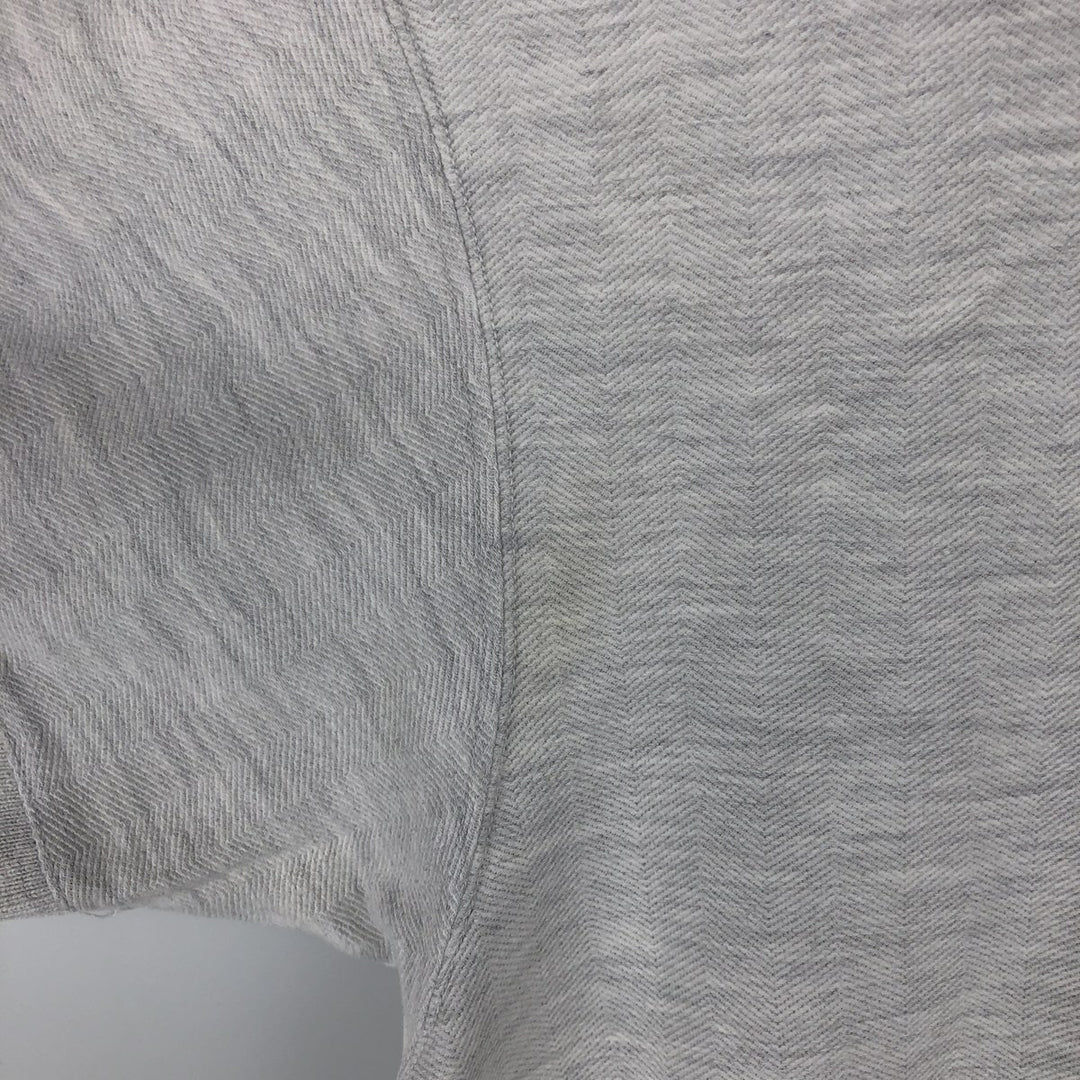 80s-90'S Eddie Bauer Herringbone Short-Sleeve Polo Shirt, Made in Canada, Men's Size M (approx.), Vintage cotton white type Vintage Second Hand