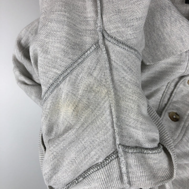 80s-90'S Eddie Bauer Herringbone Short-Sleeve Polo Shirt, Made in Canada, Men's Size M (approx.), Vintage cotton white type Vintage Second Hand