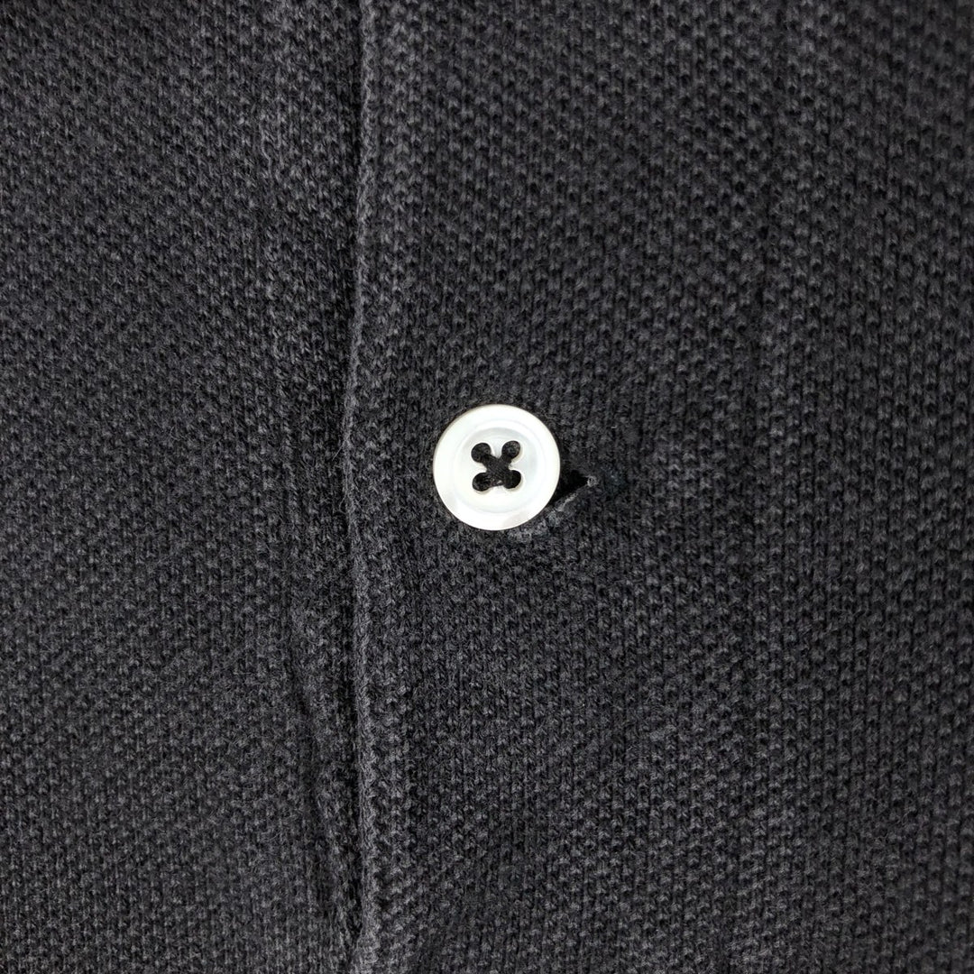 Ralph Lauren POLO by Ralph Lauren short sleeve polo shirt made in USA, men's size M cotton black type Vintage Second Hand