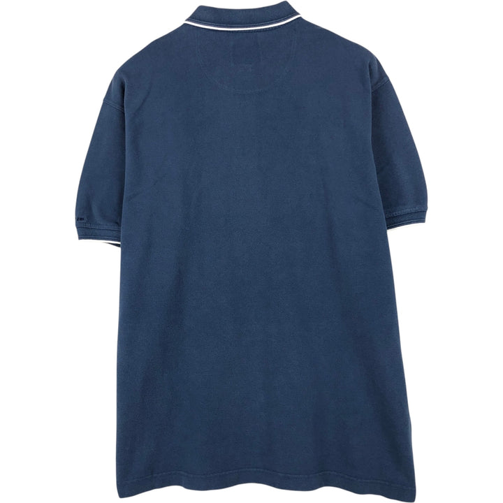 90'S Levi's Short-Sleeve Polo Shirt, Made in USA, Men's Size L (Equivalent), Vintage cotton blue type Vintage Second Hand