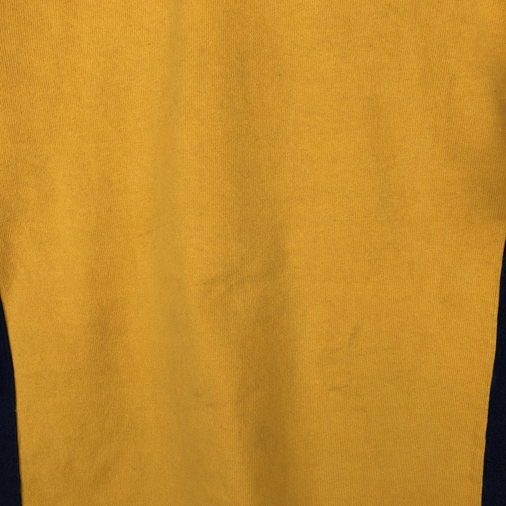 Barbarian Short-Sleeve Rugby Shirt, Made in Canada, Men's Size L (approx.) cotton yellow type Vintage Second Hand