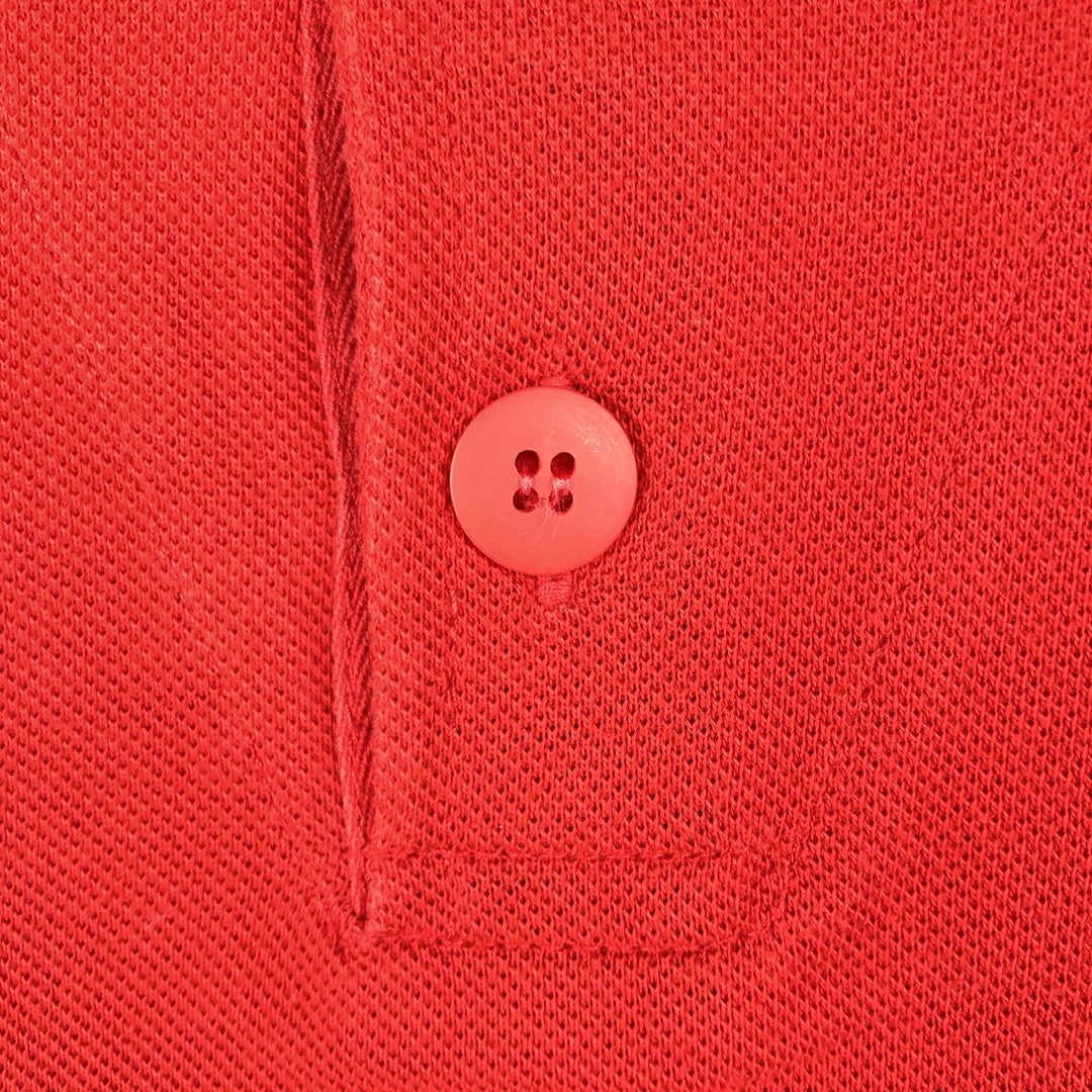 1990'S Armani Jeans short-sleeved polo shirt, men's size M equivalent, vintage. unclear red type Vintage Second Hand