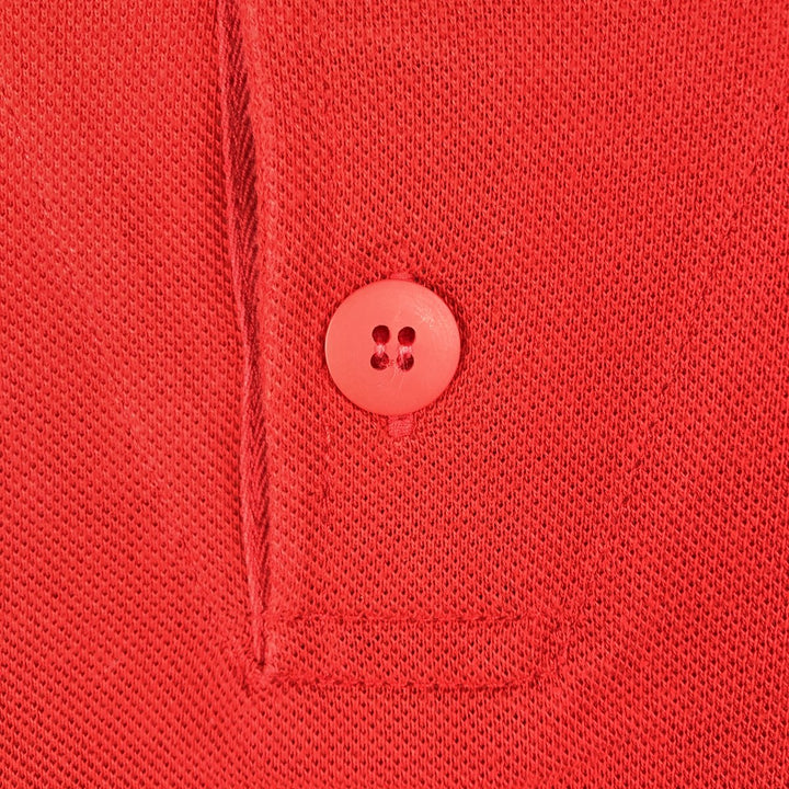 1990'S Armani Jeans short-sleeved polo shirt, men's size M equivalent, vintage. unclear red type Vintage Second Hand