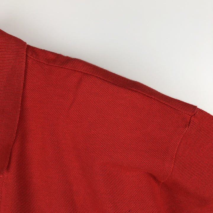 1990'S Armani Jeans short-sleeved polo shirt, men's size M equivalent, vintage. unclear red type Vintage Second Hand