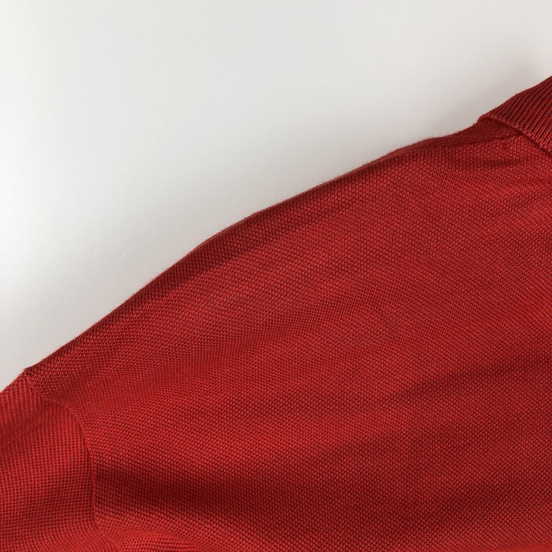 1990'S Armani Jeans short-sleeved polo shirt, men's size M equivalent, vintage. unclear red type Vintage Second Hand