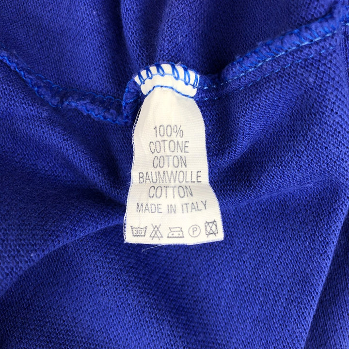 Christian Dior MONSIEUR Short-Sleeve Polo Shirt, Men's Size XL (approx.) cotton Purple type blue-purple Vintage Second Hand