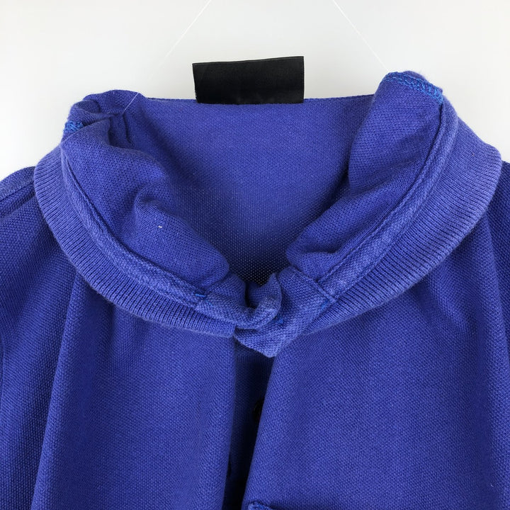 Christian Dior MONSIEUR Short-Sleeve Polo Shirt, Men's Size XL (approx.) cotton Purple type blue-purple Vintage Second Hand
