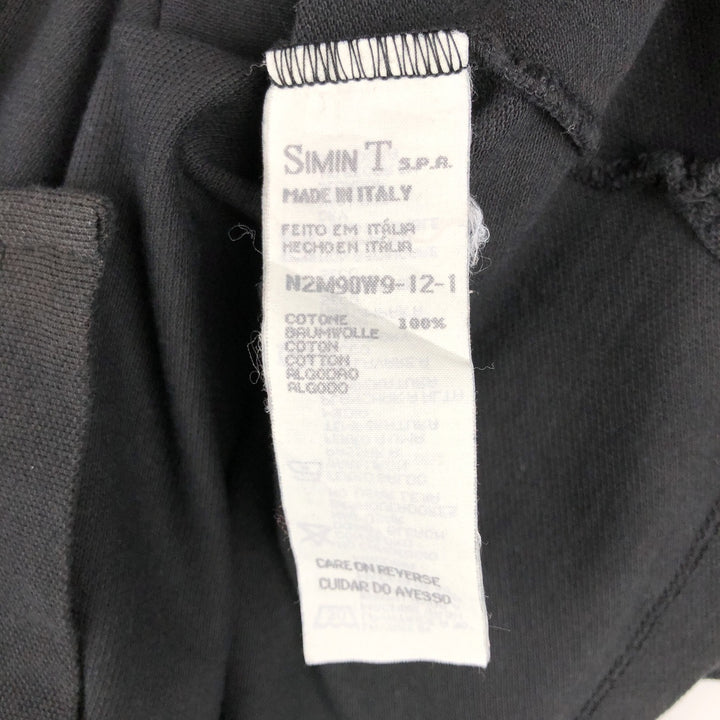 Giorgio Armani Golf Short-Sleeve Polo Shirt, Men's Size L (approx.) cotton black type Vintage Second Hand