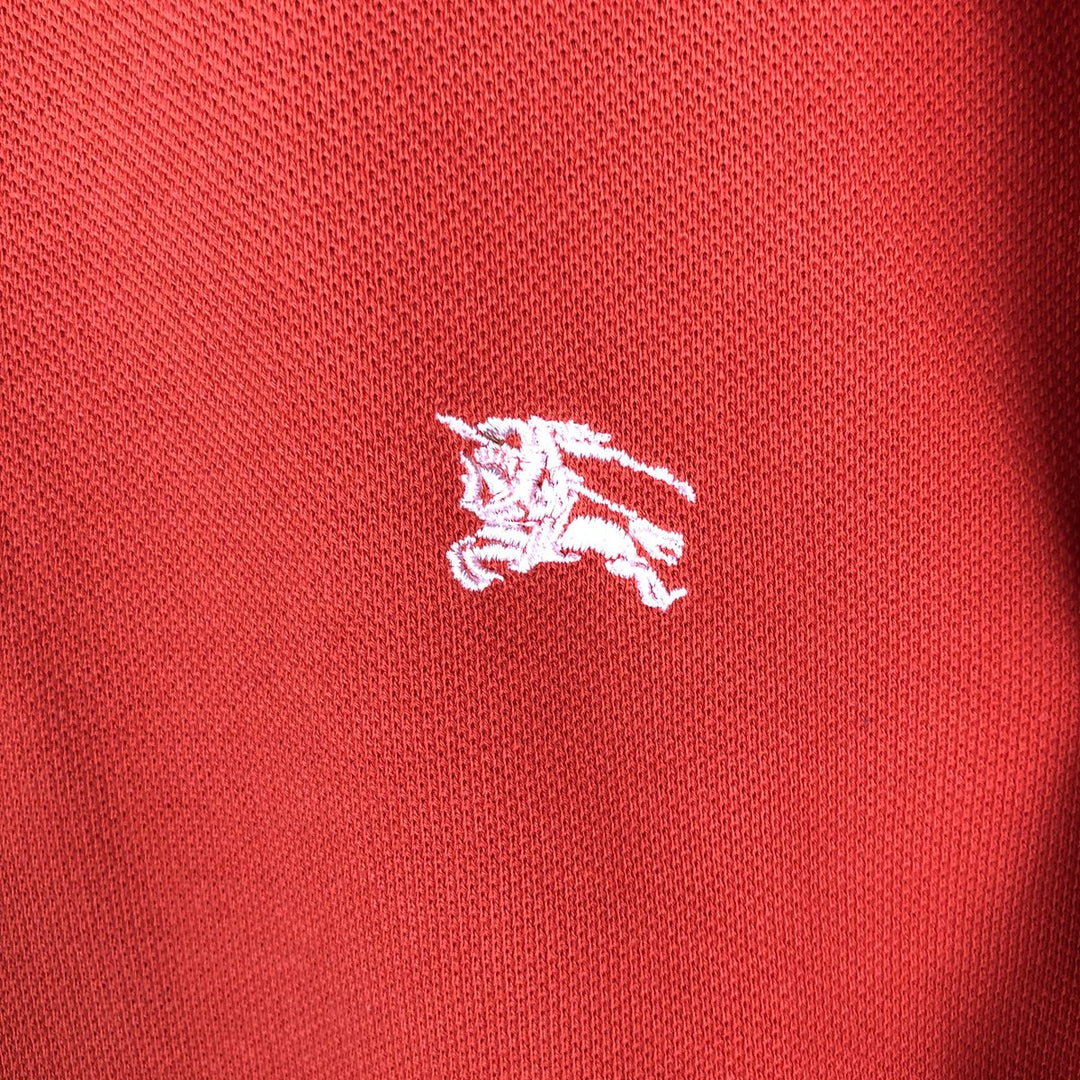 Burberry's London Classic Fit Short-Sleeve Polo Shirt, Men's Size XL (approx.) cotton orange type Vintage Second Hand