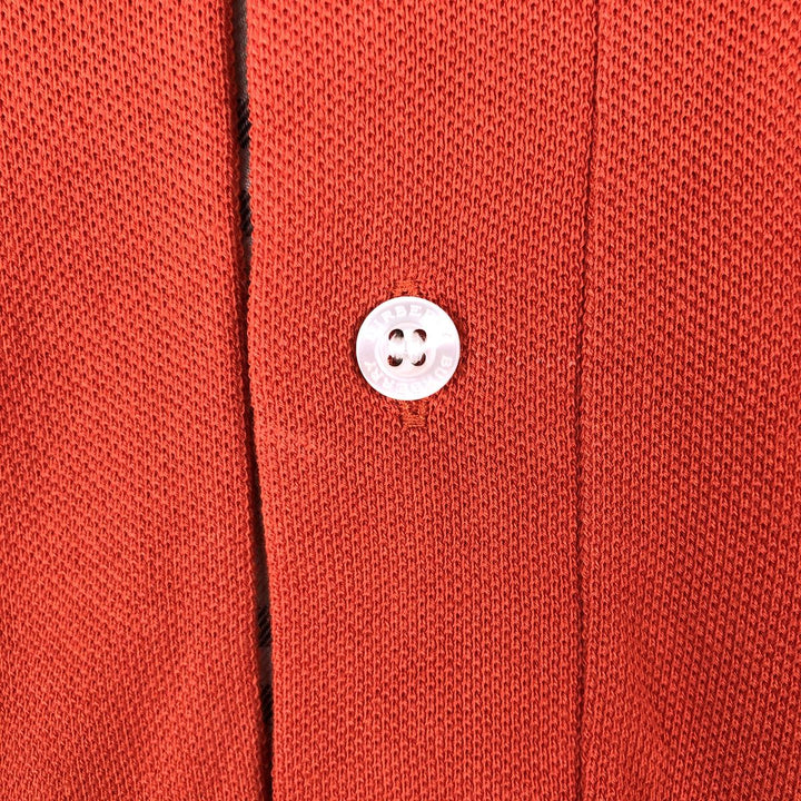 Burberry's London Classic Fit Short-Sleeve Polo Shirt, Men's Size XL (approx.) cotton orange type Vintage Second Hand