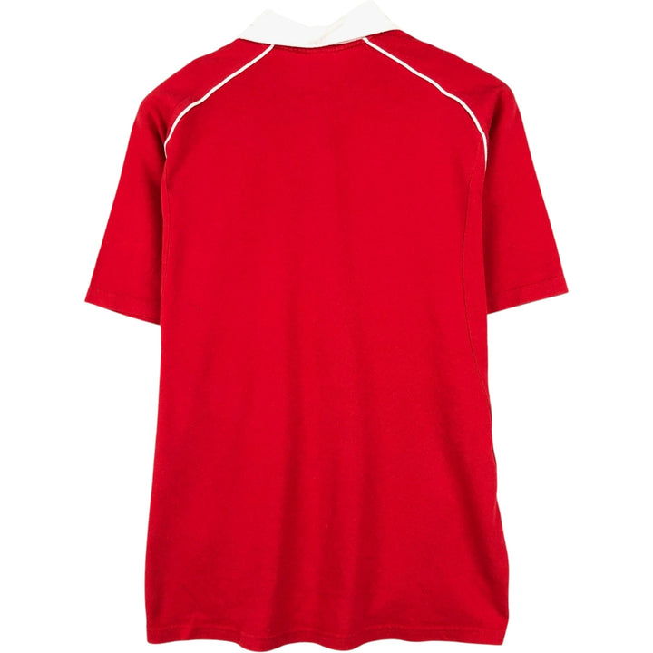 Adidas Bundesliga Bayern Munich Short-Sleeve Polo Shirt (Men's Size M) cotton red type Vintage Second Hand