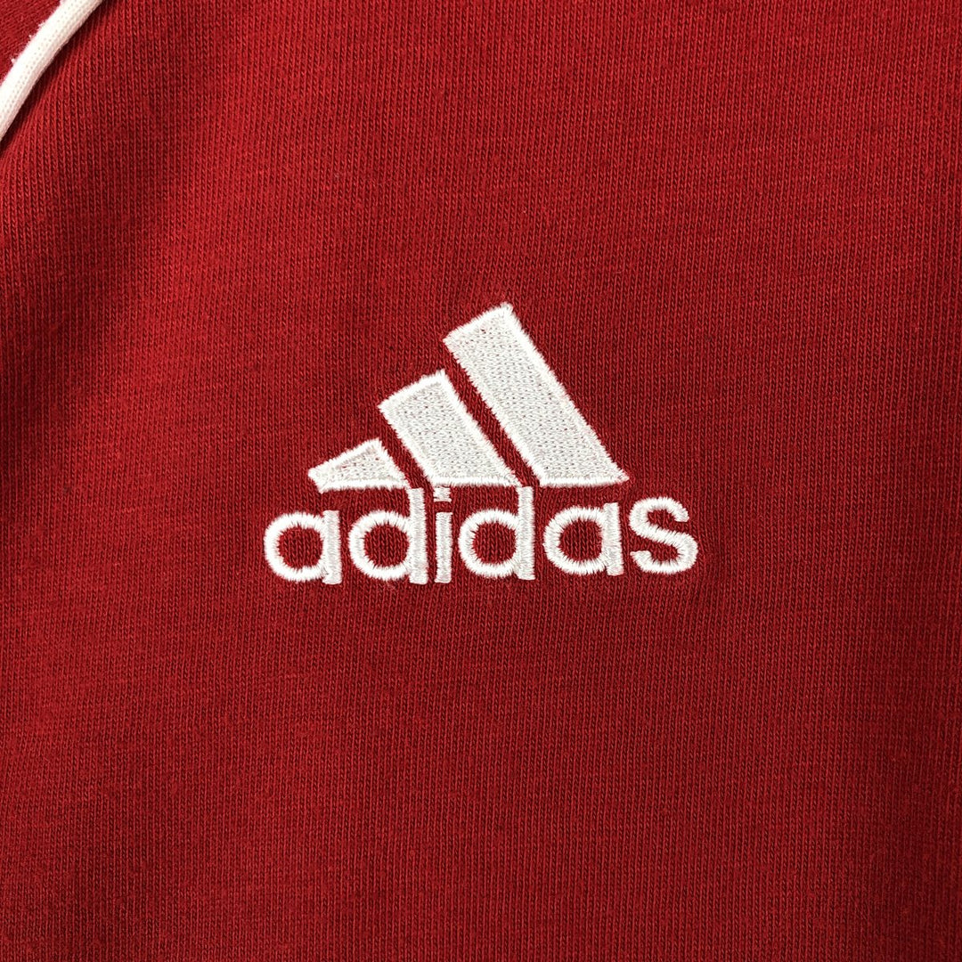 Adidas Bundesliga Bayern Munich Short-Sleeve Polo Shirt (Men's Size M) cotton red type Vintage Second Hand