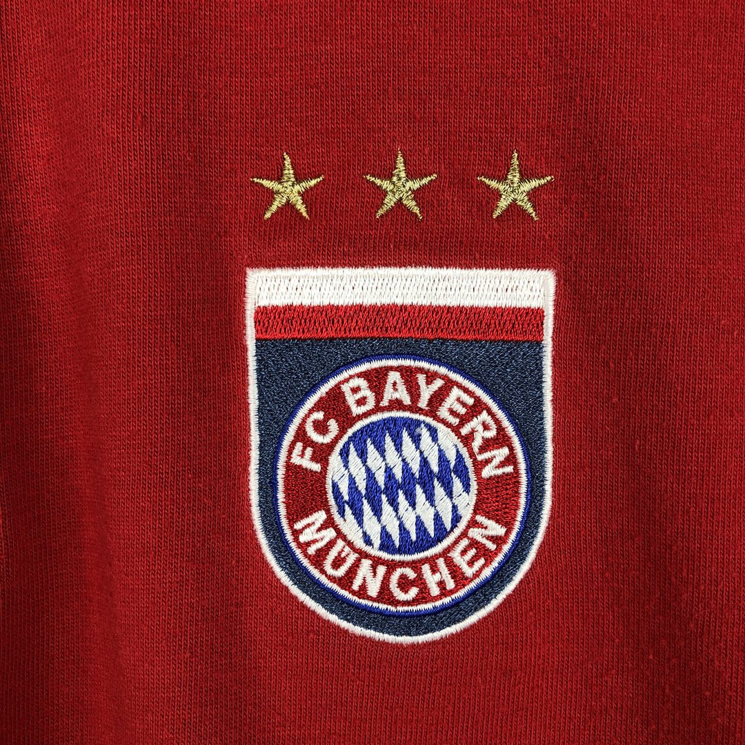 Adidas Bundesliga Bayern Munich Short-Sleeve Polo Shirt (Men's Size M) cotton red type Vintage Second Hand