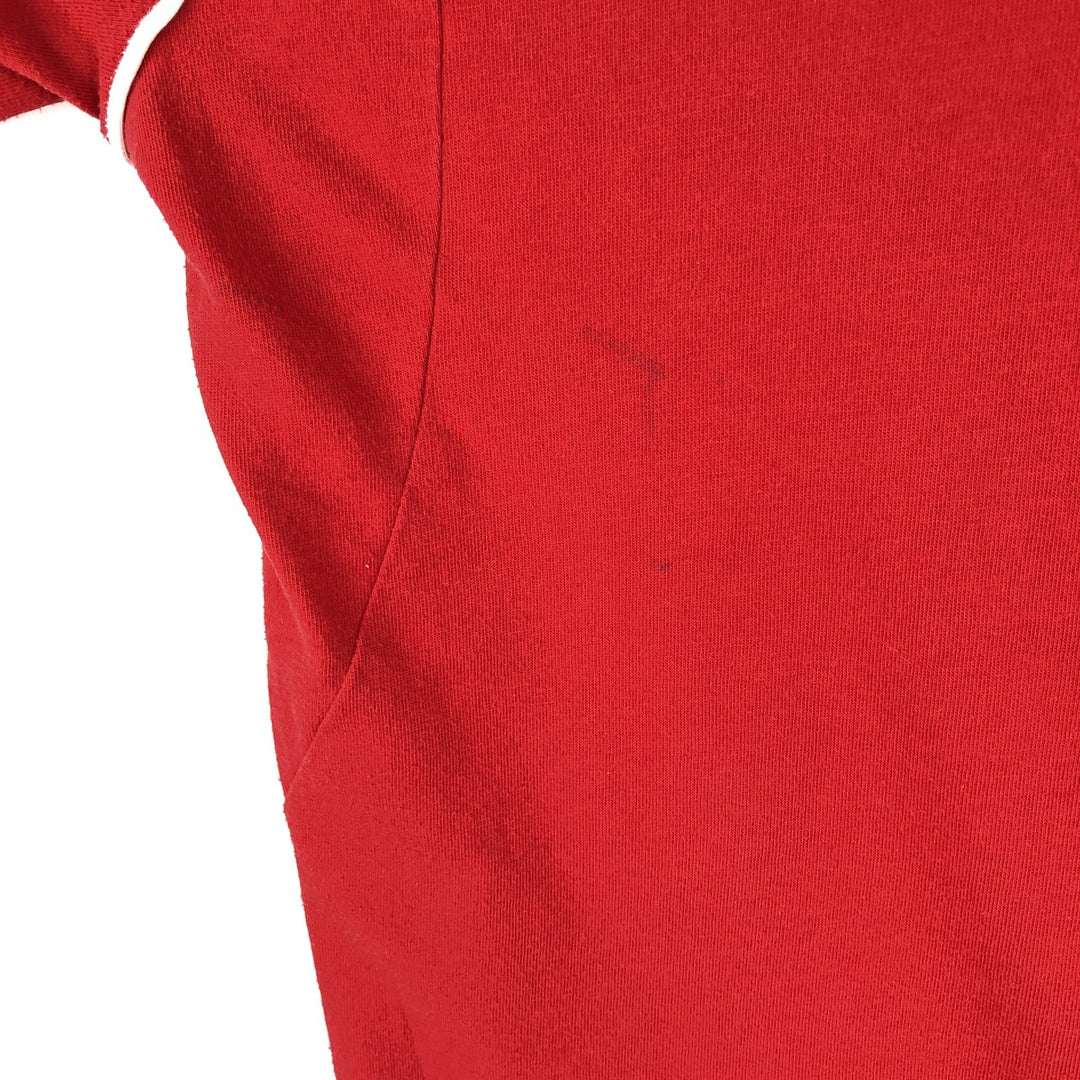 Adidas Bundesliga Bayern Munich Short-Sleeve Polo Shirt (Men's Size M) cotton red type Vintage Second Hand