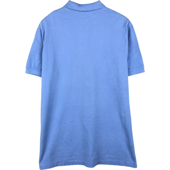 Ralph Lauren POLO by Ralph Lauren Polo Bear Short-Sleeve Polo Shirt, Men's Size XL (approx.) cotton Blue type light blue Vintage Second Hand
