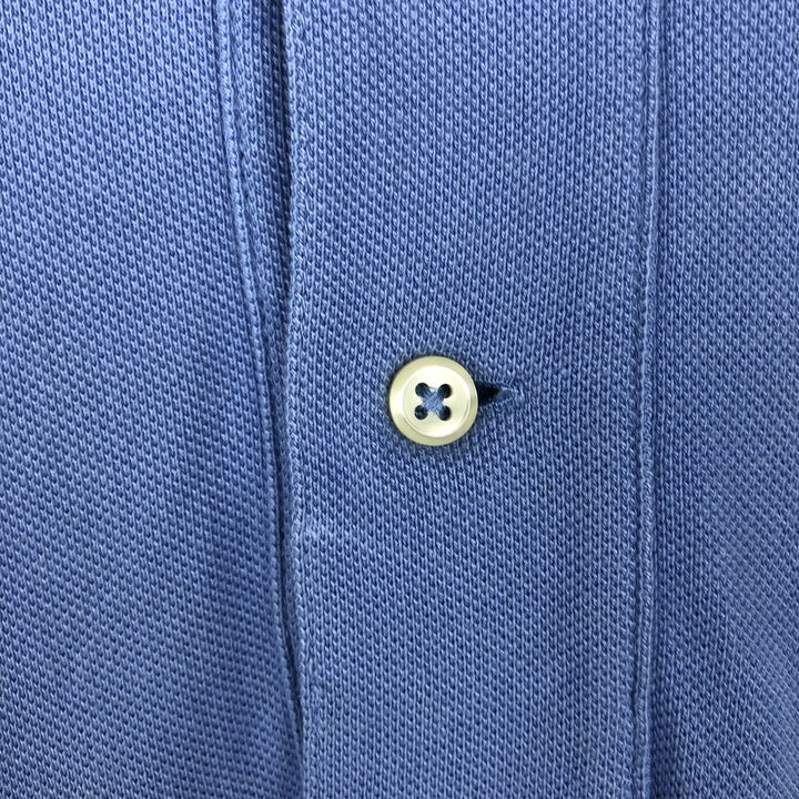 Ralph Lauren POLO by Ralph Lauren Polo Bear Short-Sleeve Polo Shirt, Men's Size XL (approx.) cotton Blue type light blue Vintage Second Hand