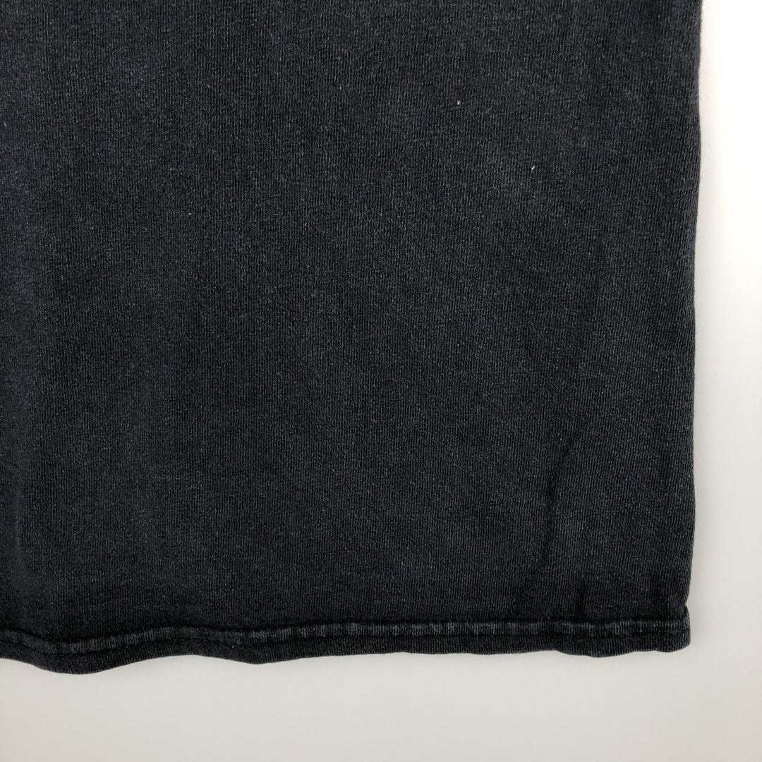 Thrasher Fire Pattern Surf Skate T-Shirt, Men's M cotton black type Vintage Second Hand